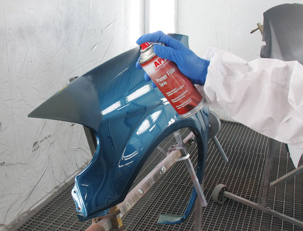 Proces naprawy - naprawa miejscowa, niewielkie uszkodzenie