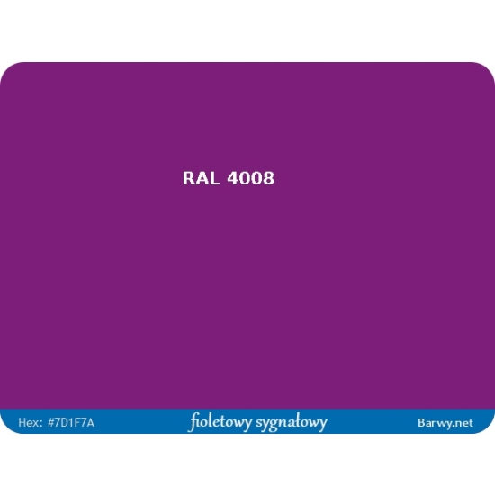 RAL 4008 fioletowy FARBA olejna ALKIDOWA POŁYSK jednoskładnikowa 783