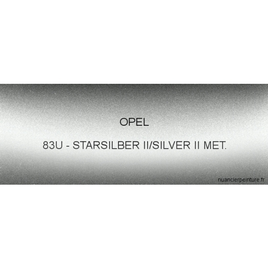 BAZA OPEL Z 147 83U STARSILBER II 1LITR baza rozcieńczalnikowa IXELL 55