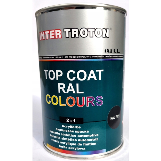 LAKIER AKRYLOWY antracyt RAL 7021 litr Troton 1712
