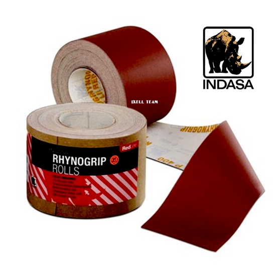 P150 1metr 115mm PAPIER ŚCIERNY SZLIFOWANIE NA SUCHO INDASA RED 64