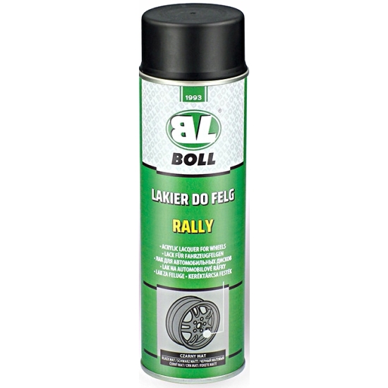 SPRAY DO FELG 500 ml CZARNY POŁYSK odporny na zanieczyszczenia BOLL 511