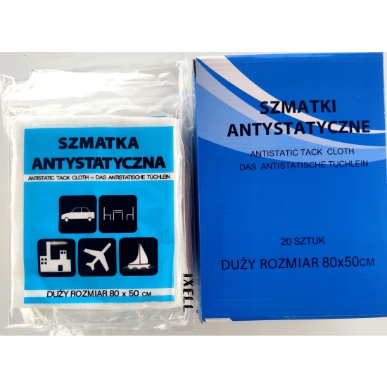 ESCAL SZMATKA ANTYSTATYCZNA 80x50 cm ZBIERA KURZ przed lakierowaniem 482