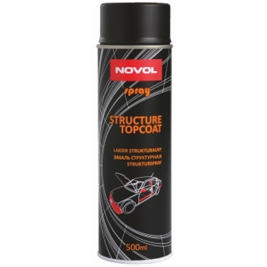 STRUKTURA CZARNA DO PLASTIKÓW z promotorem przyczepności NOVOL 500 ml 675