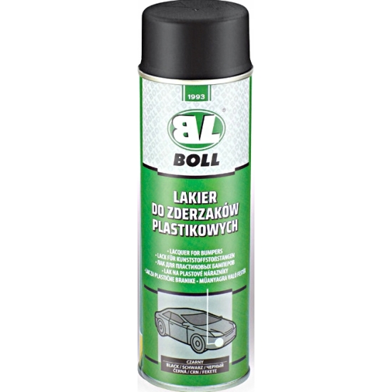 LAKIER DO ZDERZAKÓW SPRAY 500 ml BOLL 3 KOLORY bezpośrednio na plastik 325