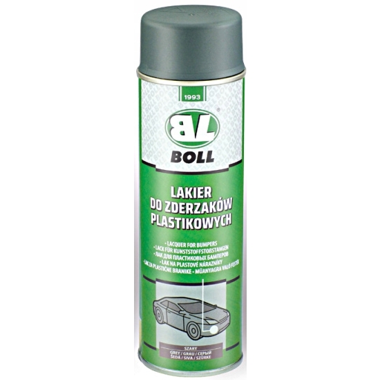 LAKIER DO ZDERZAKÓW SPRAY 500 ml BOLL 3 KOLORY bezpośrednio na plastik 325