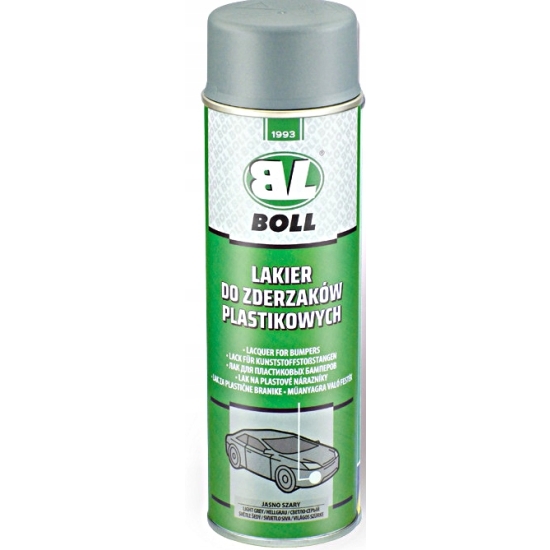 LAKIER DO ZDERZAKÓW SPRAY 500 ml BOLL 3 KOLORY bezpośrednio na plastik 325