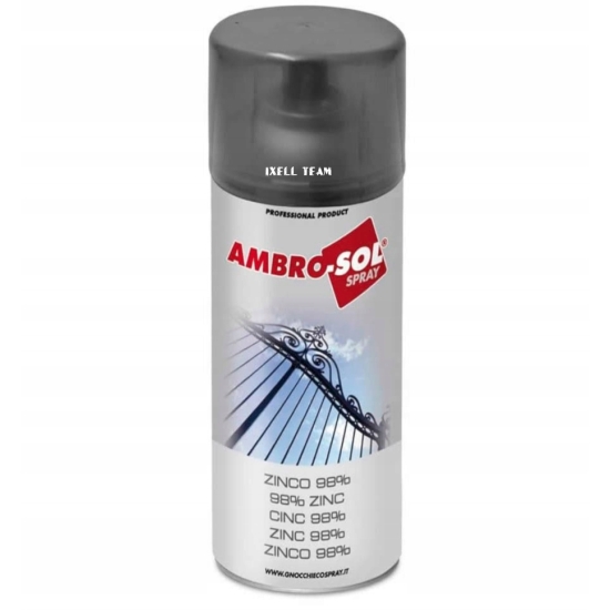 CYNK CIEMNY do zabezpieczeń metalu zagęszczony pigment 400ml Ambrosol 415