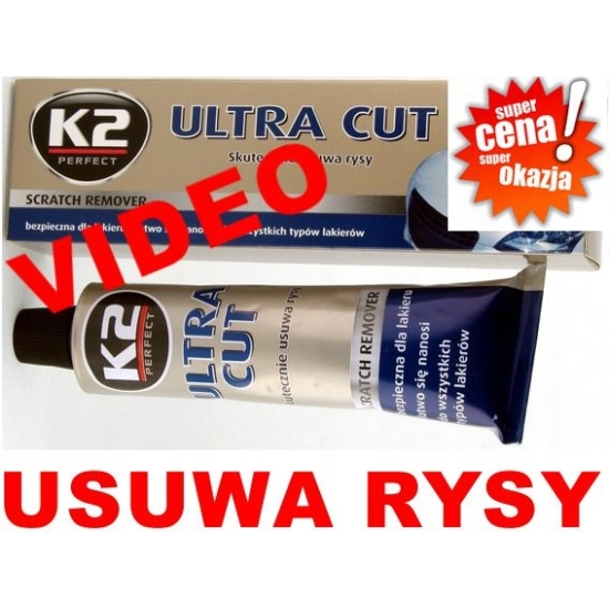ULTRA CUT K2 pasta polerska do ręcznego USUWANIA RYS z lakieru 951