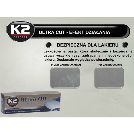 ULTRA CUT K2 pasta polerska do ręcznego USUWANIA RYS z lakieru 951