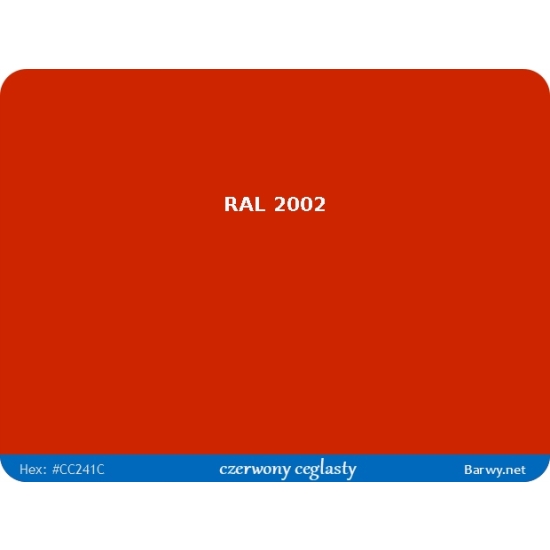 RAL 2002 orange FARBA POŁYSK jednoskład ALKID 783