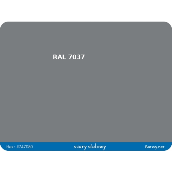 RAL 7037 szara FARBA olejna ALKIDOWA POŁYSK jednoskładnikowa 783