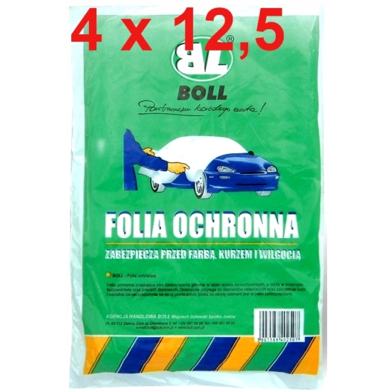 BOLL FOLIA 4 x 5 m ochronna WZMOCNIONA idealna na auta osobowe 61