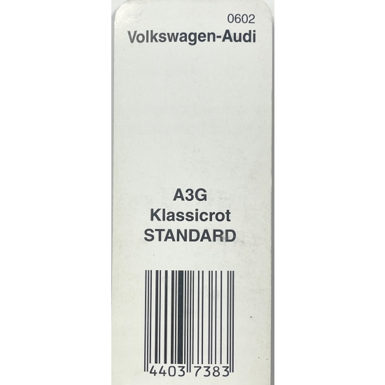 lakier akrylowy VOLKSWAGEN LA3G CLASSIC RED IXELL chemoutwardzalny 55