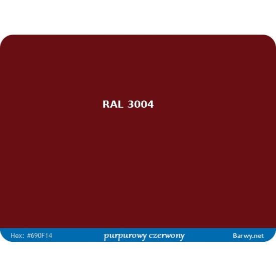 RAL 3004 purpura FARBA olejna ALKIDOWA POŁYSK jednoskładnikowa 783
