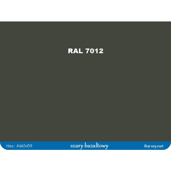 RAL 7012 szara FARBA olejna ALKIDOWA POŁYSK jednoskładnikowa 783