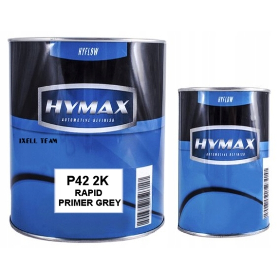 HYMAX P42 4:1 PODKŁAD SZARY 1,25 Litra bardzo mocno WYPEŁNIAJĄCY 1449