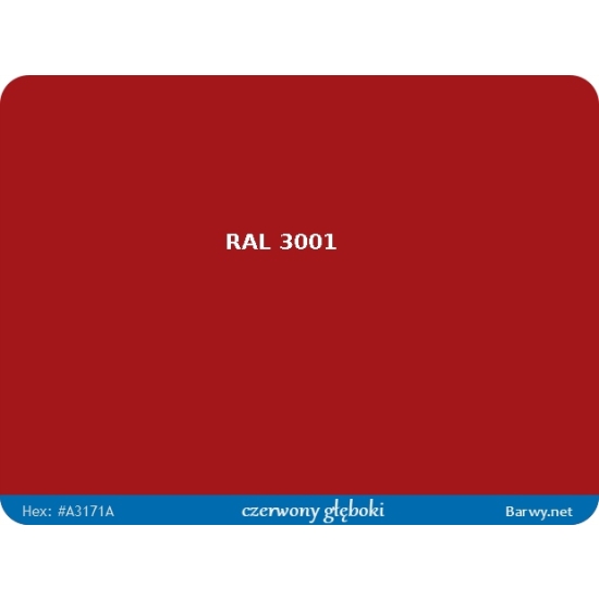 RAL 3001 czerwon FARBA olejna ALKIDOWA POŁYSK jednoskładnikowa 783