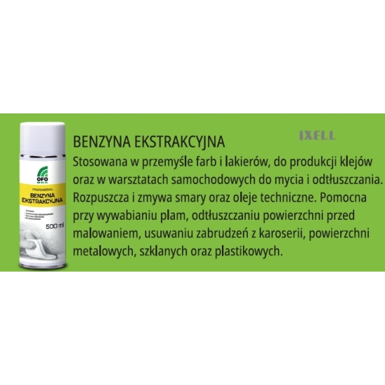 OFO spray BENZYNA EKSTRAKCYJNA 500ml profesjon 934