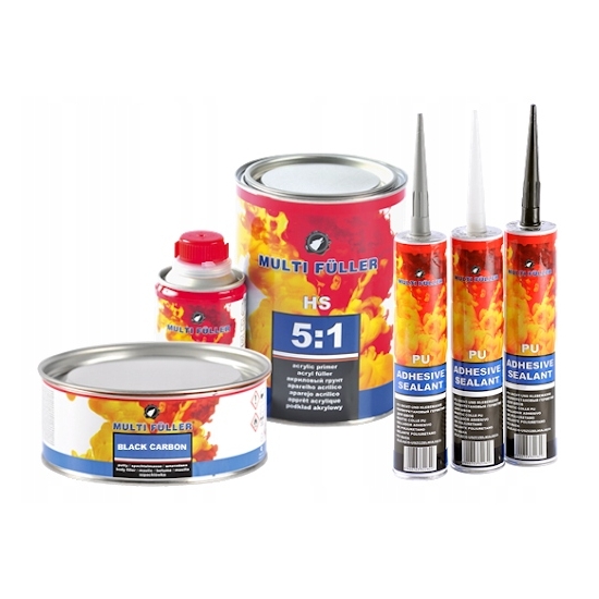 SZPACHLÓWKA MULTI FULLER 1,8 KG ALUM wypełniajaca z cząstkami ALUMINIUM 186
