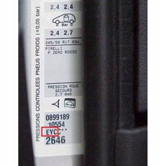 BAZA PEUGEOT CITROEN EYC GRIS QUARZ LITR IXELL 55