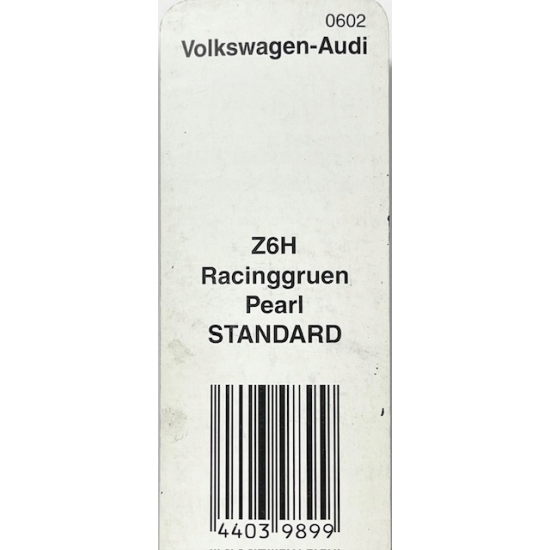 lakier BAZA PERŁA AUDI Volkswagen RACINGGRUEN LZ6H rozcieńczalnikowa 55