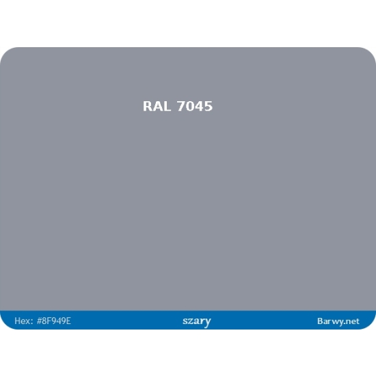 RAL 7045 szara FARBA olejna ALKIDOWA POŁYSK jednoskładnikowa 783