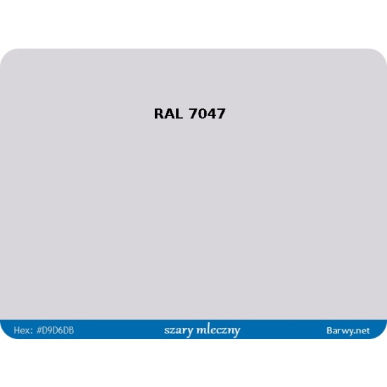 RAL 7047 szara FARBA olejna ALKIDOWA POŁYSK jednoskładnikowa 783