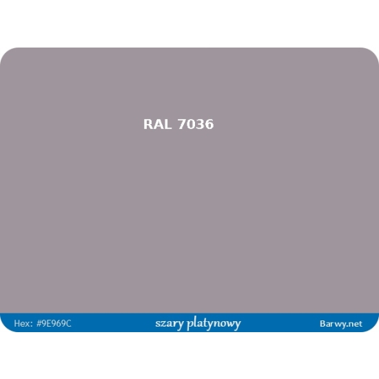RAL 7036 szara FARBA olejna ALKIDOWA POŁYSK jednoskładnikowa 783