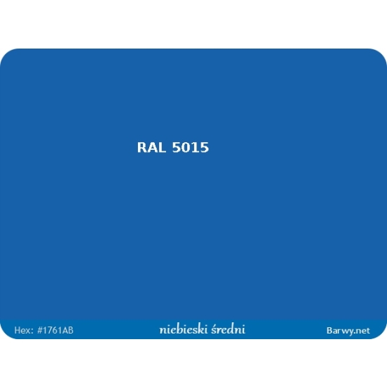RAL 5015 niebies FARBA olejna ALKIDOWA POŁYSK jednoskładnikowa 783
