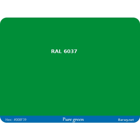 RAL 6037 zielony FARBA olejna ALKIDOWA POŁYSK jednoskładnikowa 783