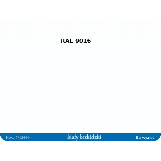 RAL 9016 biała FARBA olejna ALKIDOWA POŁYSK jednoskładnikowa 783