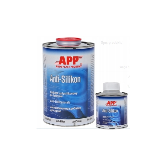 APP Anti Silikon Dodatek antysilikonowy 1,0 L neutralizuje zabrudzenia 298