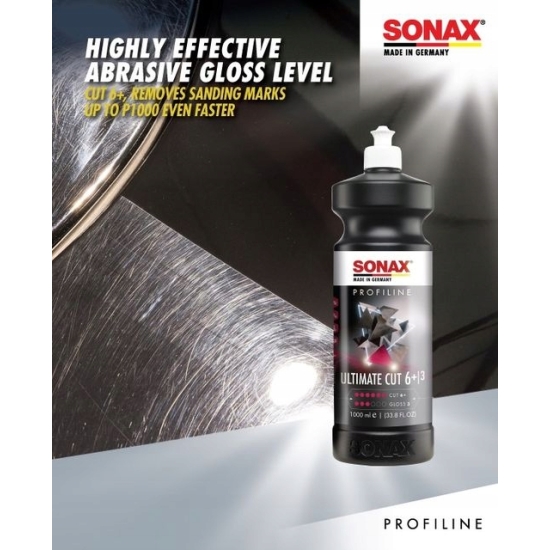 pasta polerska SONAX CUT 6+/3 100ml Profiline ścierna idealny połysk 132