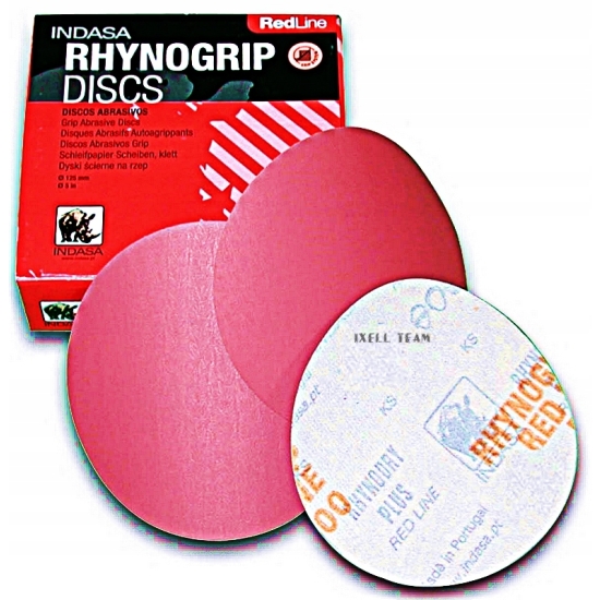 P500 INDASA krążek ścierny 125mm RHYNOGRIP RED 847