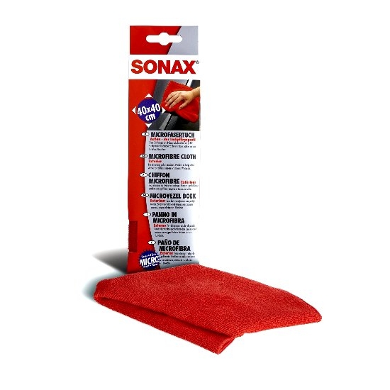 SONAX RED ŚCIERECZKA MIKROFIBRA 40x40 idealna do polerowania lakieru 613