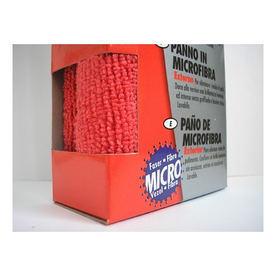 SONAX RED ŚCIERECZKA MIKROFIBRA 40x40 idealna do polerowania lakieru 613