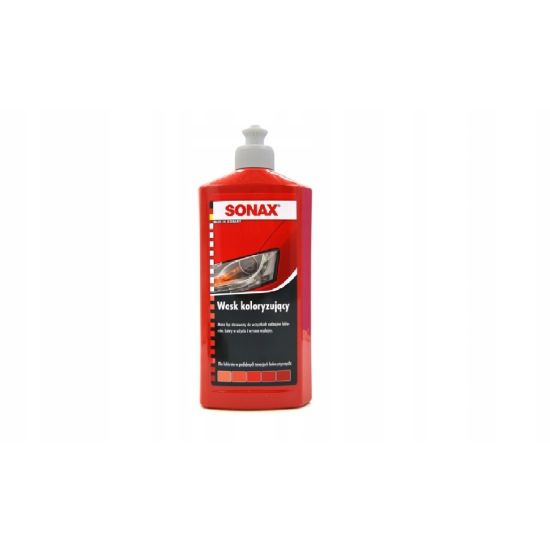 SONAX 500 ml wosk koloryzujący czerwony WOSK COLOR NANOTECHNOLOGIA PRO 936
