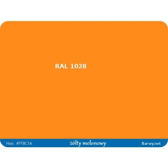 RAL 1028 żółta FARBA POŁYSK olejna ALKIDOWA jednoskładnikowa GRAVIHEL 783