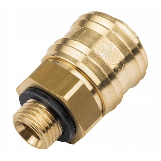RECTUS SZYBKOZŁĄCZE mosiężne gwint zewnętrzny 3/8 CALA 16,3 - 16,6 mm 1593