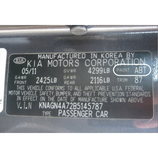 BAZA PERŁA KIA PLATINUM GRAPHIT ABT IXELL 1Litr 55