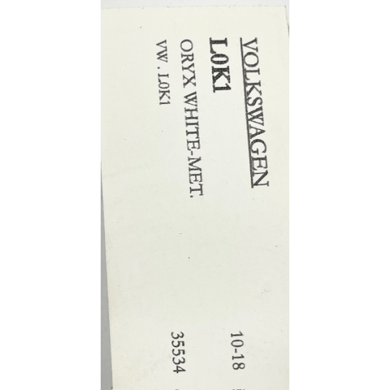 lakier BAZA XYRALIC VOLKSWAGEN ORYXWEISS 9099 L0K1 rozcieńczalnikowa 55