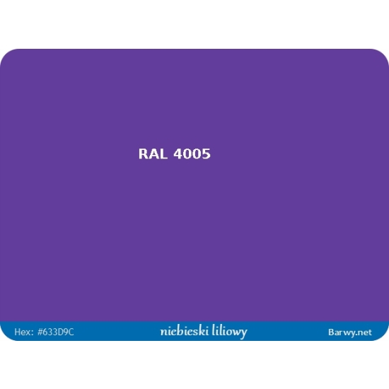 RAL 4005 fiolet FARBA POŁYSK olejna ALKIDOWA JEDNOSKŁADNIKOWA 783