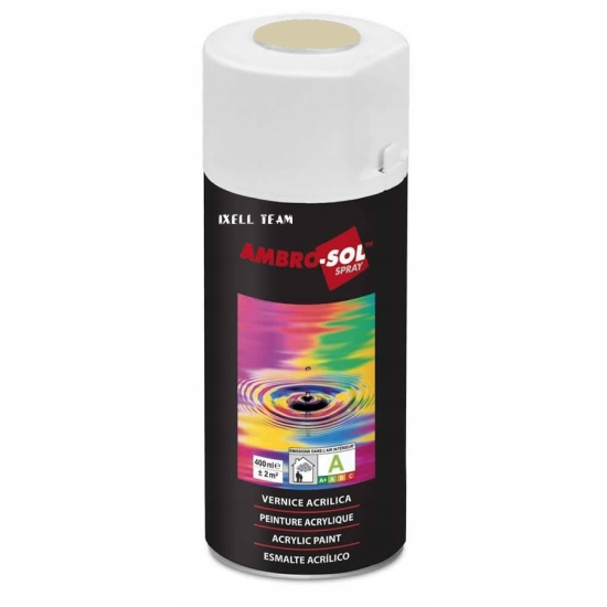 LAKIER AKRYLOWY SPRAY BEŻOWY połysk profesjonal-line HQ AMBROSOL 1233