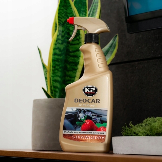 K2 DEOCAR TRUSKAWKA 700ml odświeżacz i neutralizator powietrza w jednym 428