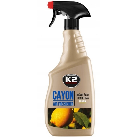 K2 DEOCAR LEMON 700ml odświeżacz i neutralizator powietrza w jednym 428