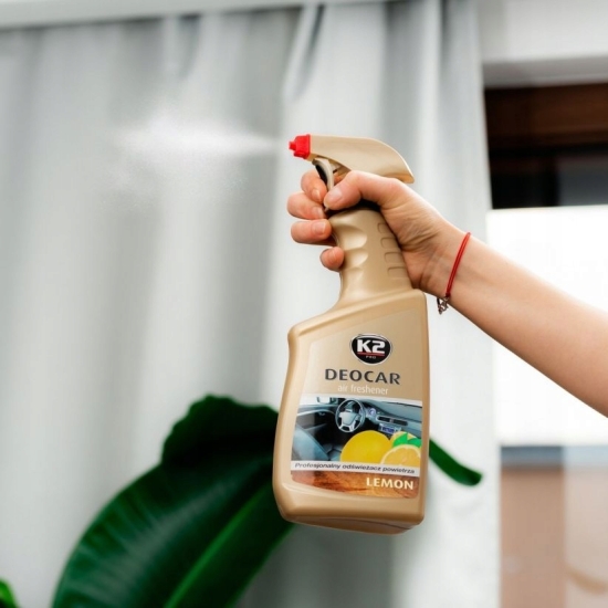 K2 DEOCAR LEMON 700ml odświeżacz i neutralizator powietrza w jednym 428