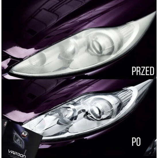 K2 Vapron PRO ZESTAW do regeneracji reflektorów plastikowych czajniczek 426