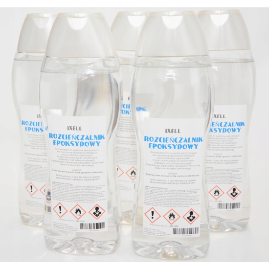 IXELL ROZCIEŃCZALNIK EPOXYDOWY 0,5 L uniwersalny do każdego epoksydu 1707
