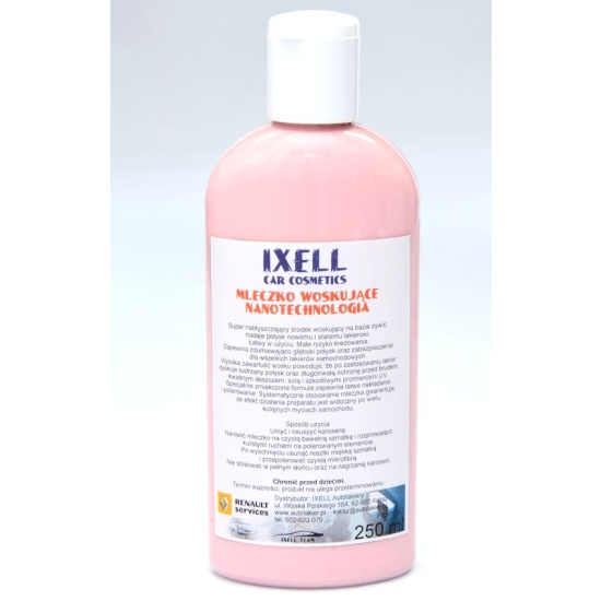 SUPER MLECZKO nabłyszczające NANOTECHNOLOGIA MOCNY POŁYSK RENO UK 250ml 1